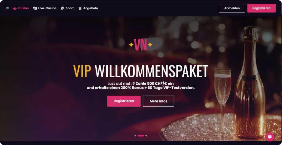 Vegas Now Casino Informationen